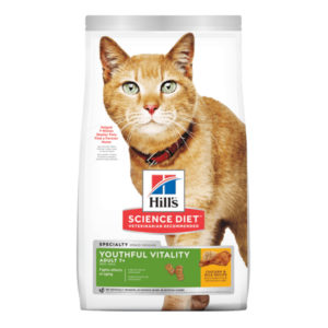 Hill’s Scince Diet Feline Adult 7+ Youthful Vitality 3 lb